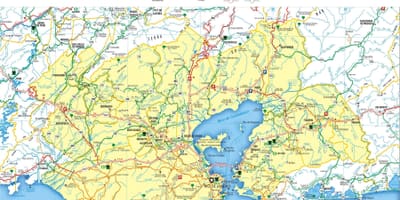 แผนที่ของถนน brazil. kgm