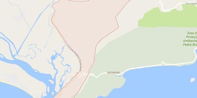 แผนที่ของ Barra เดอ Guaratiba