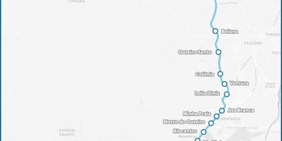 แผนที่ของ BRT TransOlimpica