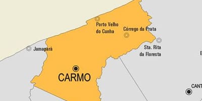 แผนที่ของ Cardoso Moreira municipality