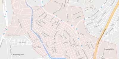 แผนที่ของ Cidade เดอ Deus