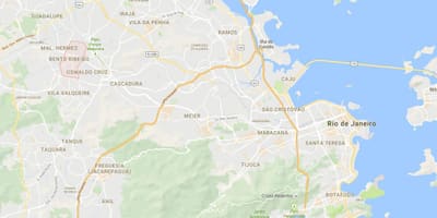แผนที่ของ favela อาหารหรอ Ribeiro