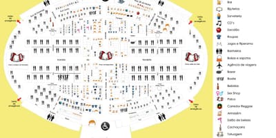 แผนที่ของ Feira เดอ São Cristóvão