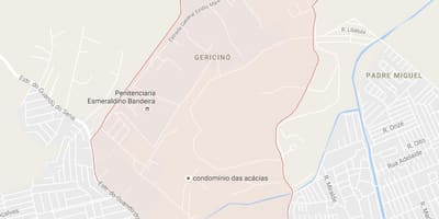 แผนที่ของ Gericinó