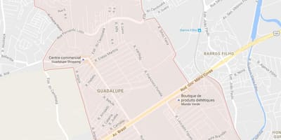แผนที่ของ Guadalupe