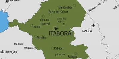 แผนที่ของ Itaboraí municipality