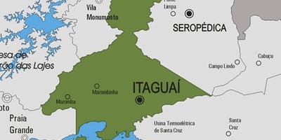 แผนที่ของ Itaguaí municipality