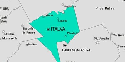 แผนที่ของ Italva municipality