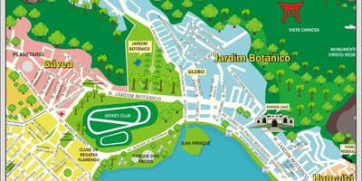 แผนที่ของ Jockey คลับ Brasileiro