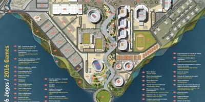 แผนที่ของ Olympic วนสาธารณะ