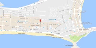 แผนที่ของ quartier เกย์ brazil. kgm