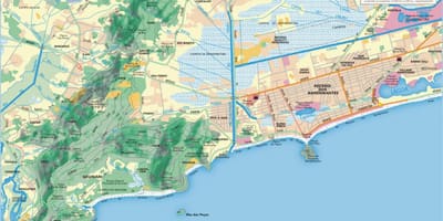 แผนที่ของ Reserva ชายหาด