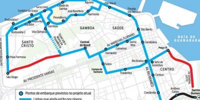 แผนที่ของ VLT Carioca