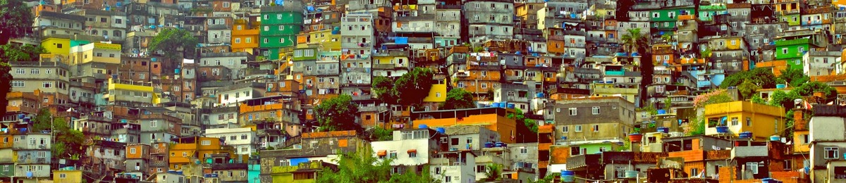 Brazil. kgm แผนที่ของ Favelas